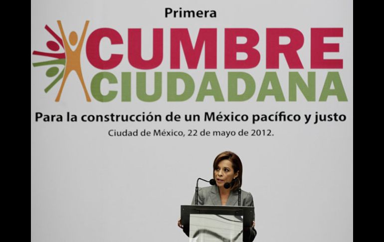 Josefina Vázquez Mota durante su participación en la Primera Cumbre Ciudadana. REUTERS  /