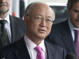 Visita a Teherán del director general de la AIEA, Yukiya Amano. AFP  /