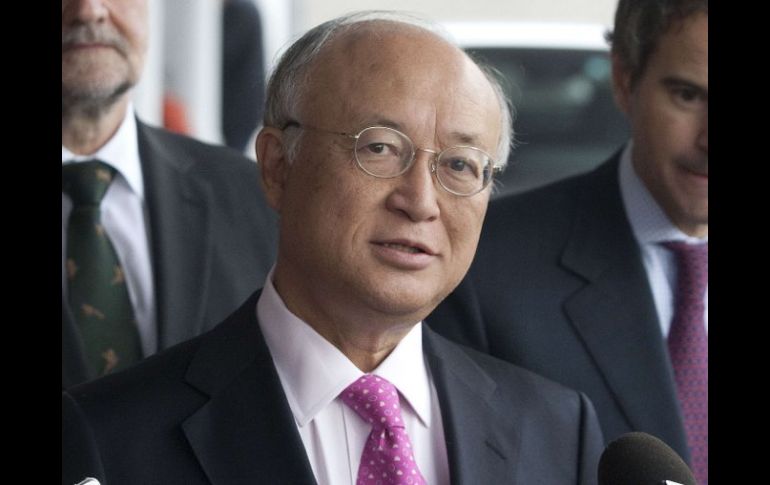 Visita a Teherán del director general de la AIEA, Yukiya Amano. AFP  /