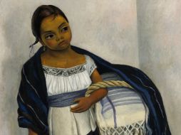 'Niña en Azul y Negro', del muralista mexicano Diego Rivera. REUTERS  /