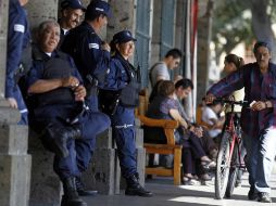 Se busca que más de 20 mil elementos de seguridad se sometan a los exámenes de control de confianza. ARCHIVO  /