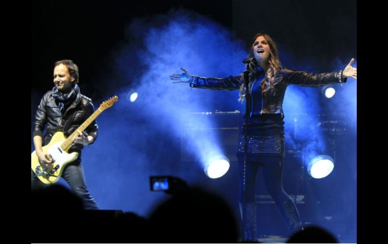 La Oreja de Van Gogh actuó en Quito en el marco de la gira de presentación de su último disco ¨Cometas en el cielo¨. EFE  /