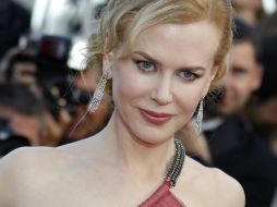 Kidman llenó de glamour la alfombra roja de Cannes. EFE  /