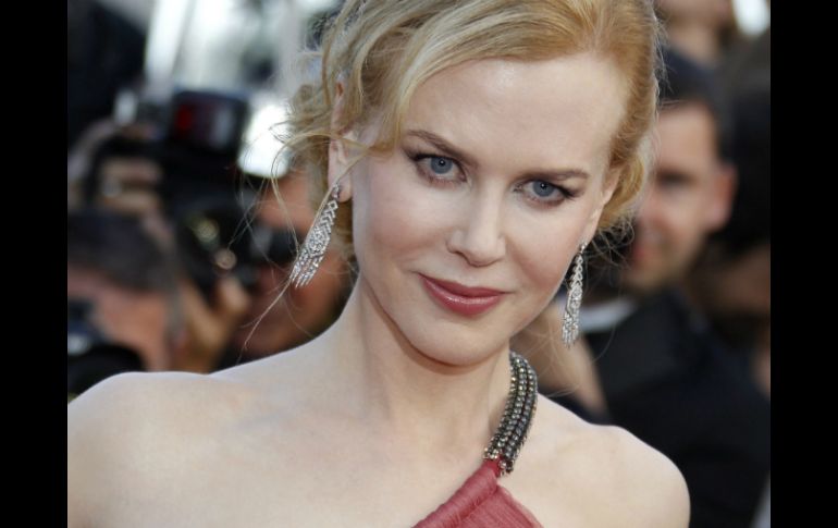 Kidman llenó de glamour la alfombra roja de Cannes. EFE  /