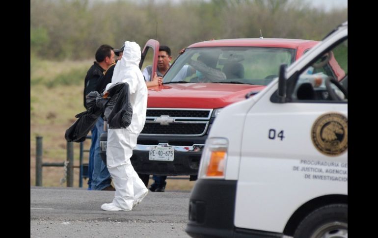 La Procuraduría General de Justicia del estado ya cuenta con el ADN de las víctimas de los 49 torsos encontrados en Cadereyta. ARCHIVO  /