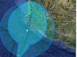 Trayectoria esperada del huracán ''Bud'' en los próximos días, según el Centro Nacional de Huracanes de EU.  /