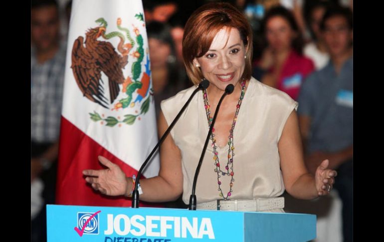 Josefina Vázquez Mota, candidata presidencial del PAN, realiza una gira por Coahuila. EL UNIVERSAL  /