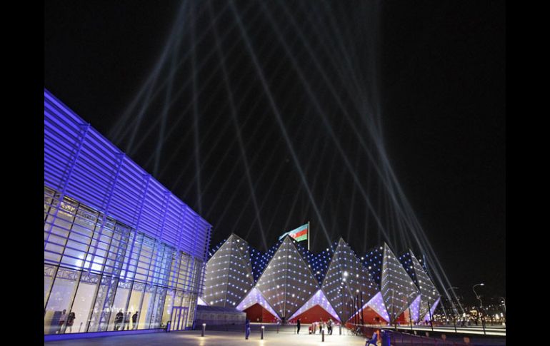 El espectacular Crystal Hall donde se celebra el concurso. AP  /