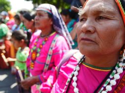 Inicia el espectáculo masivo en apoyo a la preservación del territorio sagrado huichol del Wirikuta. ARCHIVO  /