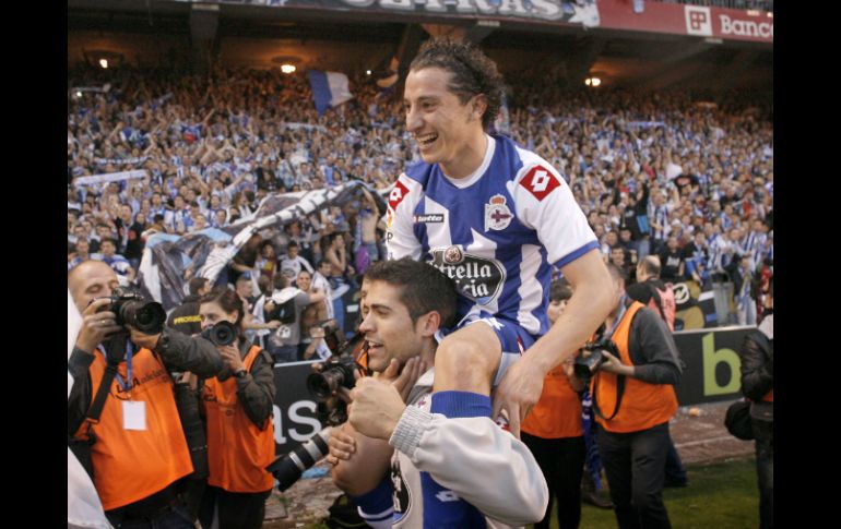 Guardado marcó 11 goles y 13 asistencias con el Deportivo La Coruña. ARCHIVO  /