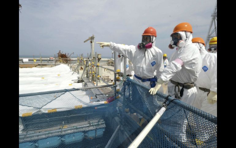 Las instalaciones del edificio del reactor 4 de Fukushima. EFE  /