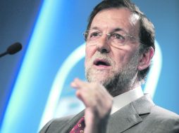 Mariano Rajoy.- El presidente del Gobierno español pidió a la UE una clara definición a favor del euro. AFP  /