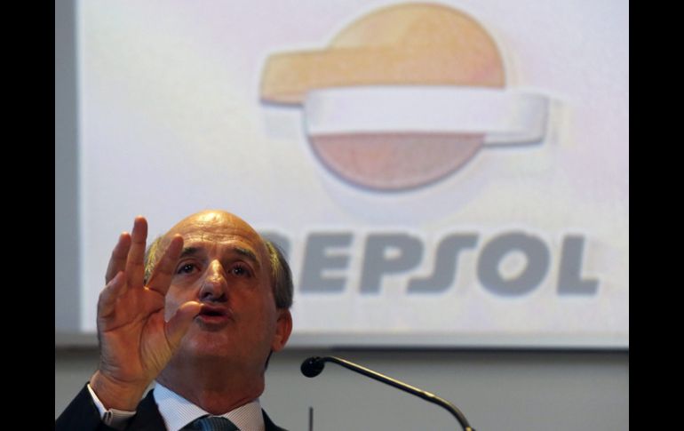 Antonio Brufau, presidente de la petrolera española Repsol, dijo que la empresa sigue siendo sustentable. REUTERS  /