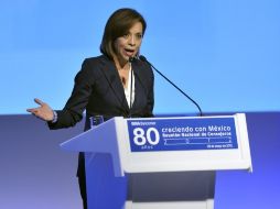 osefina Vázquez Mota, en el marco de la reunión anual de consejeros regionales del BBVA Bancomer. EL UNIVERSAL  /