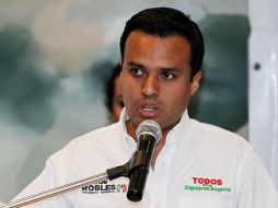 El candidato del PRI a la Presidencia Municipal de Zapopan, Héctor Robles Peiro. ARCHIVO  /