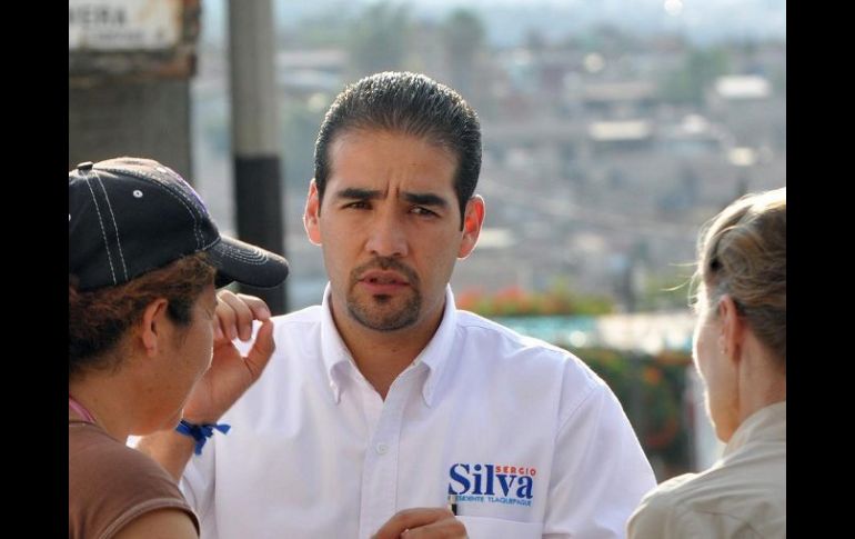 El candidato del PAN a la presidencia municipal de Tlaquepaque, Sergio Silva. ESPECIAL  /