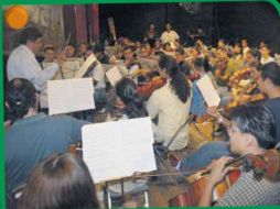 La Orquesta Filarmónica Juvenil de Zapopan.  /