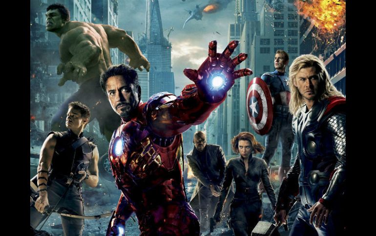 The Avengers ha recaudado ya más de mil 300 millones de dólares en taquilla. ESPECIAL  /