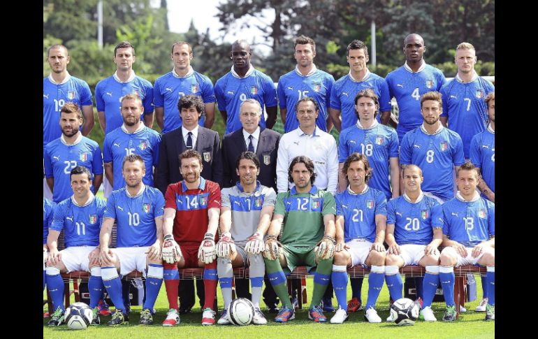 Foto de la selección italiana de futbol que acude a la Eurocopa 2012. ARCHIVO  /