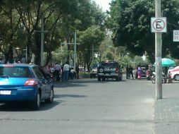 La alerta se registró de las 12:00 horas sobre la vía de Chapultec entre la Avenida México y la calle Justo Sierra.  /