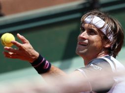 David Ferrer avanzó a los octavos de final, prácticamente sin sudar la camiseta. AFP  /