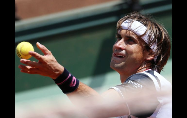 David Ferrer avanzó a los octavos de final, prácticamente sin sudar la camiseta. AFP  /