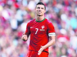 MALA SUERTE. Cristiano Ronaldo falló un penal para Portugal. REUTERS  /