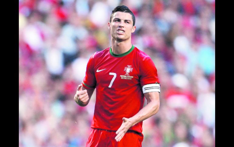 MALA SUERTE. Cristiano Ronaldo falló un penal para Portugal. REUTERS  /