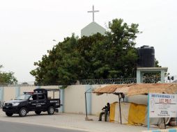 Fotografía tomada el 13 de mayo de 2012 de la Iglesia de los Hermanos en Maiduguri, noreste de Nigeria. AFP  /