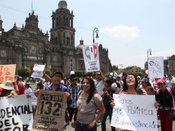 #YoSoy132 recibió el apoyo de la Iglesia Católica, a través de la Arquidiocesis de México. NOTIMEX.  /