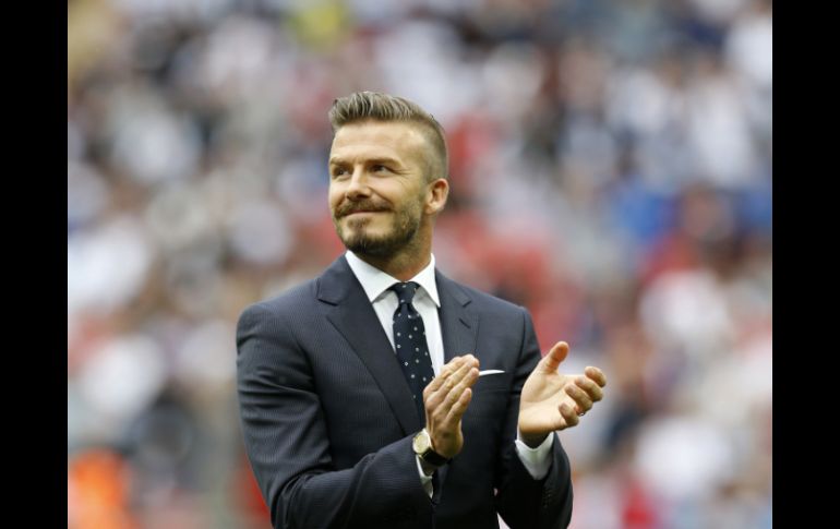 El modelo y futbolista inglés, David Beckham. AP  /