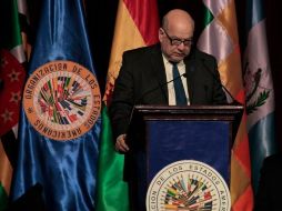 Jose Miguel Insulza en la inaguración de la Asamblea General de la OEA en Tiquipaya. REUTERS  /