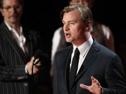 El director de cine Christopher Nolan presentó un vídeo con imágenes de la última película de Batman, ''The Dark Knight Rises''. AP  /