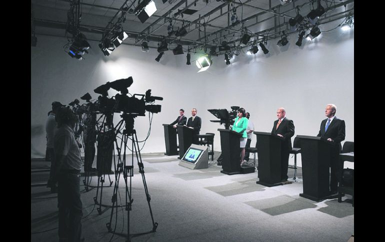 El segundo encuentro entre los candidatos a la gubernatura tendrá como sede las instalaciones de Canal 7. ESPECIAL  /