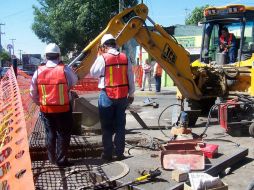 Los trabajos se realizan en la colonia 20 de Noviembre, Santa Paula, Jauja, El Rosario y la colonia Jalisco. ARCHIVO  /