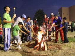 Campamento para padres e hijos en el Trompo Mágico.  /