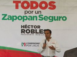 El candidato a la Presidencia Municipal de Zapopan, dijo estar a favor de la expropiación del Bosque de La Primavera.ESPECIAL  /