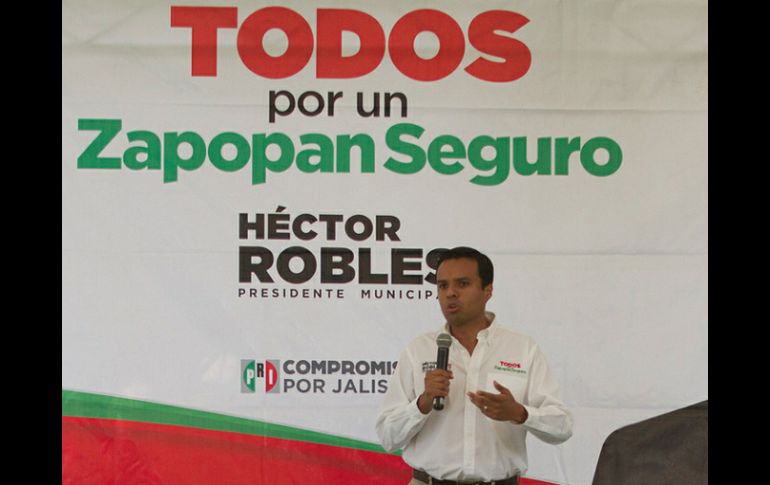 El candidato a la Presidencia Municipal de Zapopan, dijo estar a favor de la expropiación del Bosque de La Primavera.ESPECIAL  /