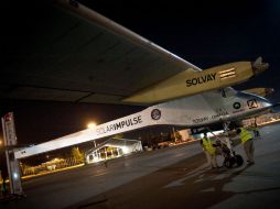 Será la primer aeronave que recorra el planeta durante día y noche, con el impulso de energía solar. EFE  /