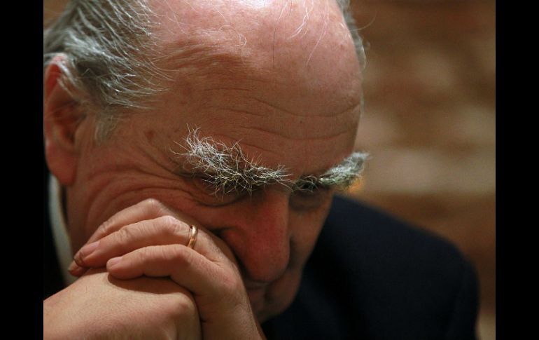 El ex presidente uruguayo Julio María Sanguinetti durante un homenaje al escritor mexicano Carlos Fuentes. EFE  /