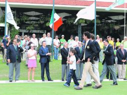 El acto de apertura en el Guadalajara Country Club contó con la presencia de Lorena Ochoa, quien fue la madrina de este torneo.  /