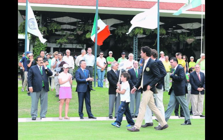 El acto de apertura en el Guadalajara Country Club contó con la presencia de Lorena Ochoa, quien fue la madrina de este torneo.  /