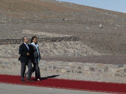 El Presidente Calderón realiza su segundo día de gira por Chile. ARCHIVO  /