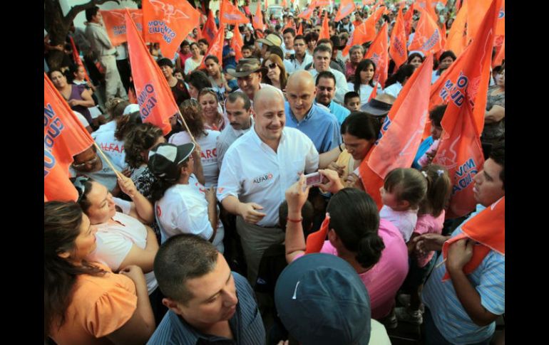 Durante la campaña, Movimiento Ciudadano a denunciado varias irregularidades como las ''encuestas manipuladas''. ARCHIVO  /