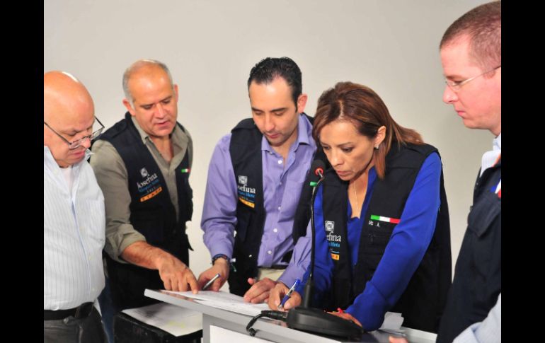 Josefina Vázquez Mota realizó un ensayo y se preparó junto con su equipo de campaña para el segundo debate presidencial. NTX  /