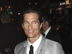 Matthew McConaughey contrajo anoche matrimonio con su novia. ARCHIVO  /