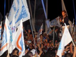 Josefina Vázquez Mota se reunió con sus simpatizantes para agradecer el apoyo durante toda su campaña.  /