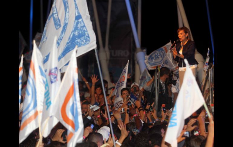 Josefina Vázquez Mota se reunió con sus simpatizantes para agradecer el apoyo durante toda su campaña.  /