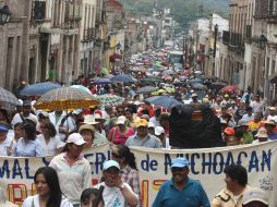 El pasado 28 de mayo los profesores de la CNTE se declararon en paro indefinido de labores. ARCHIVO  /