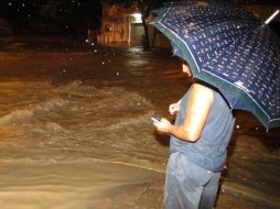 Lo que comenzó como lluvias torrenciales se ha convertido en una verdadera tromba de agua que azota a todo Taiwán. ARCHIVO  /